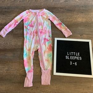 Little sleepies cotton candy zippy